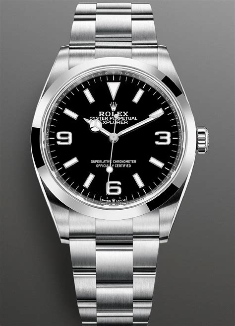 Rolex oyster explorer face